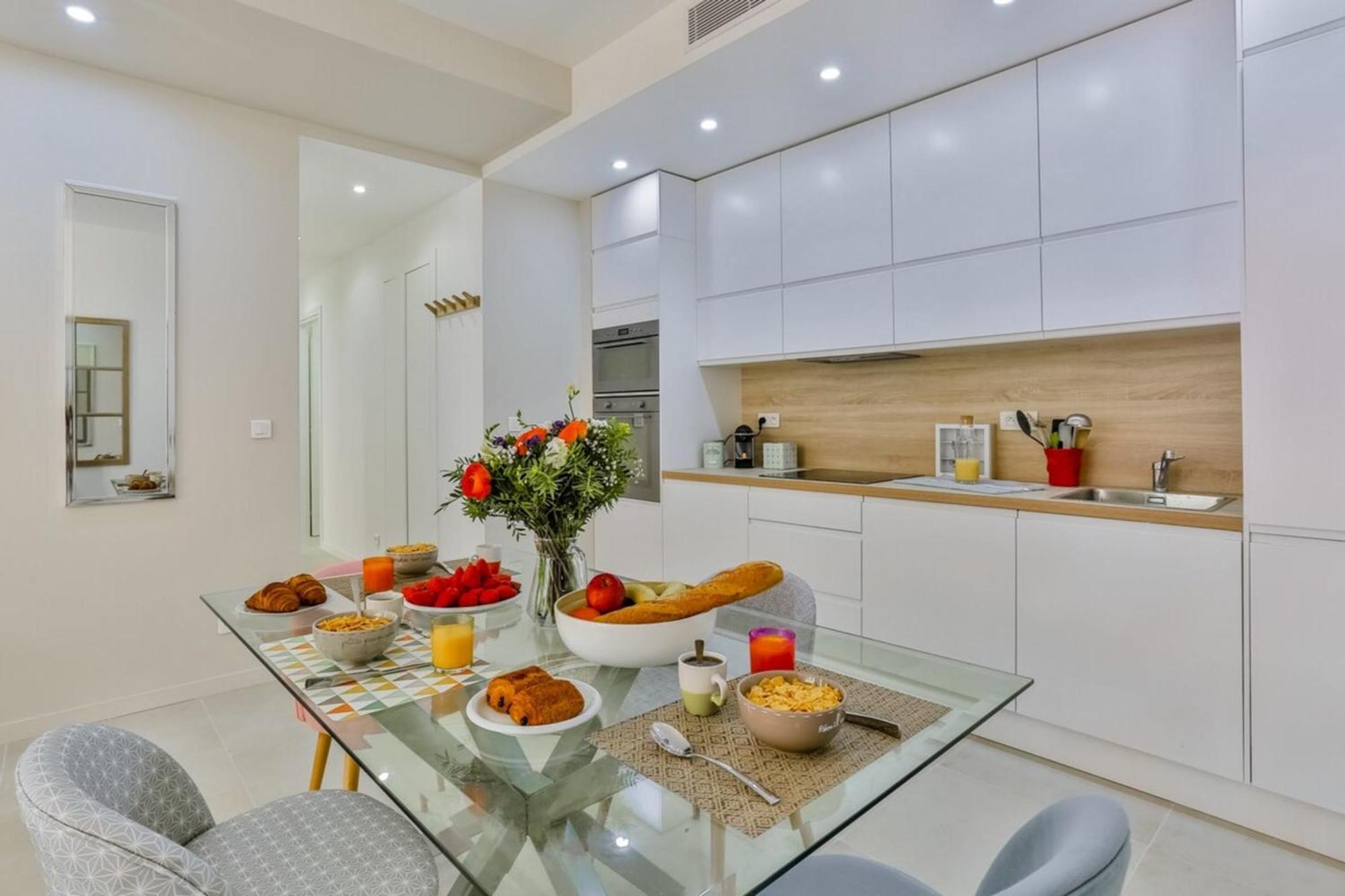 France 82 Tp -1 Min From The Sea - Terrace - Parking Apartman Nizza Kültér fotó